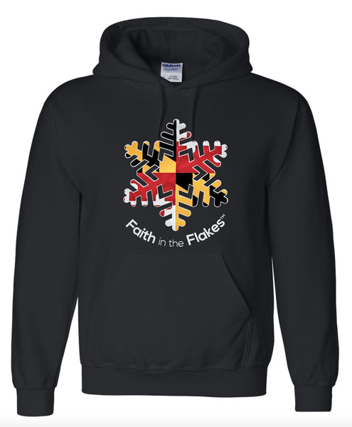 Adult Hoodie with Flag Flake