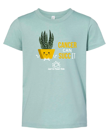 Youth Cancer Can Succit Heather Dusty Blue
